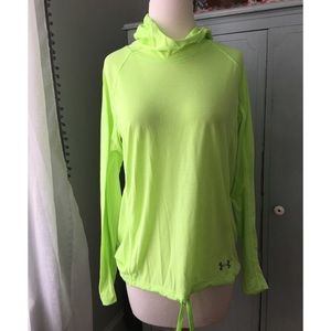 Under Armour Ws Velocity Twist Hoodie Green Medium